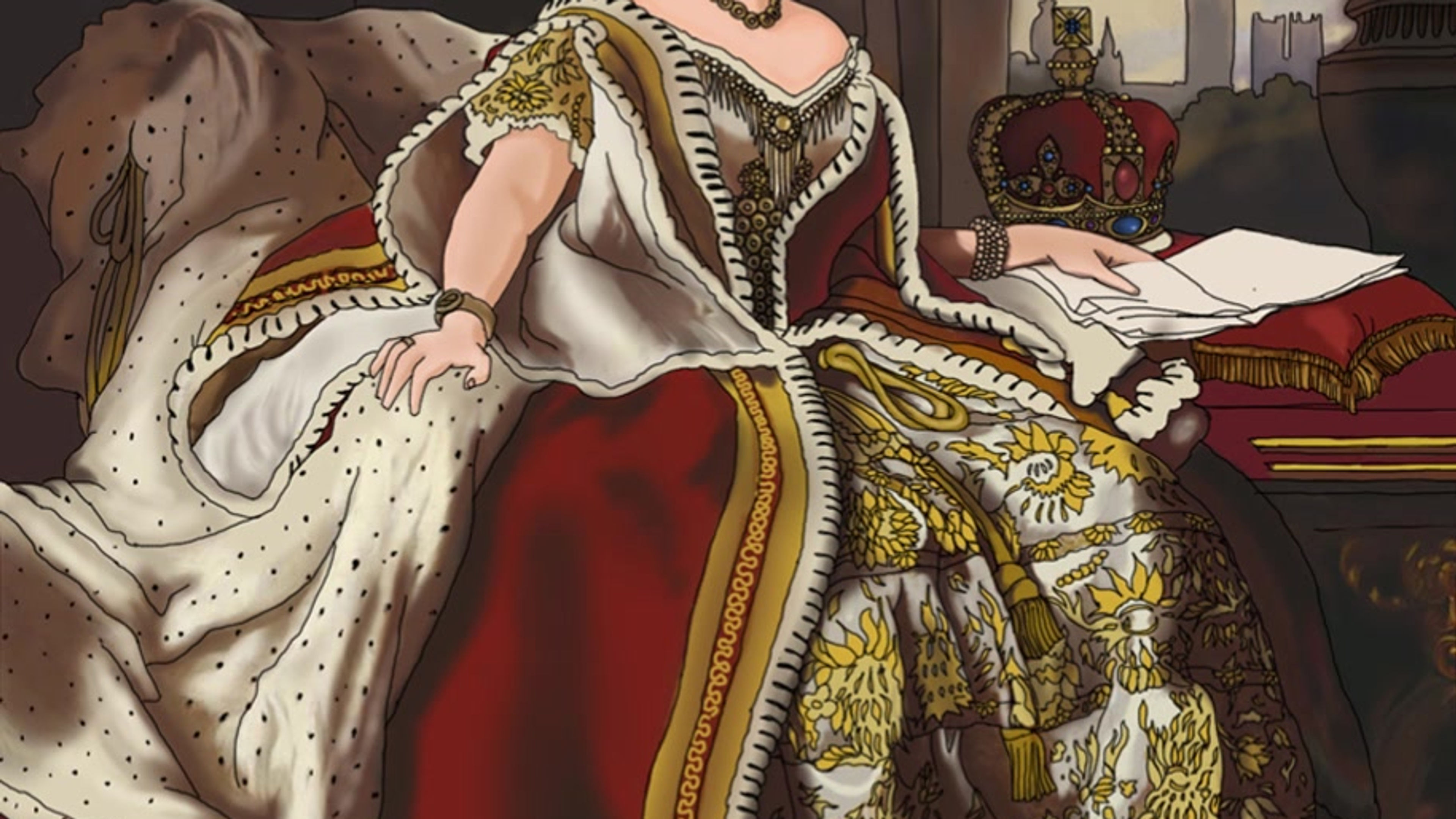 Queen Victoria's Animated POrtrait